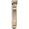 Ekena Millwork Olympic Arts and Crafts Rough Sawn Bracket w/ Offset Brace, Douglas Fir, 6"W x 22"D x 34"H BKT0604X22X34OLY03RDF - alternate 3